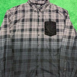 Shaun White Long Sleeve Plaid Flannel 2XL Ombre.a27
